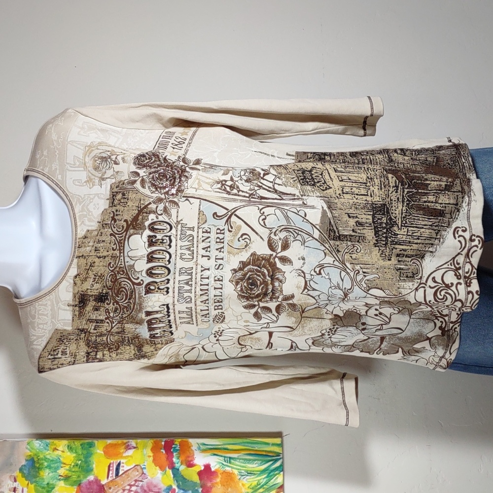 Blue Canyon Embellished Tee